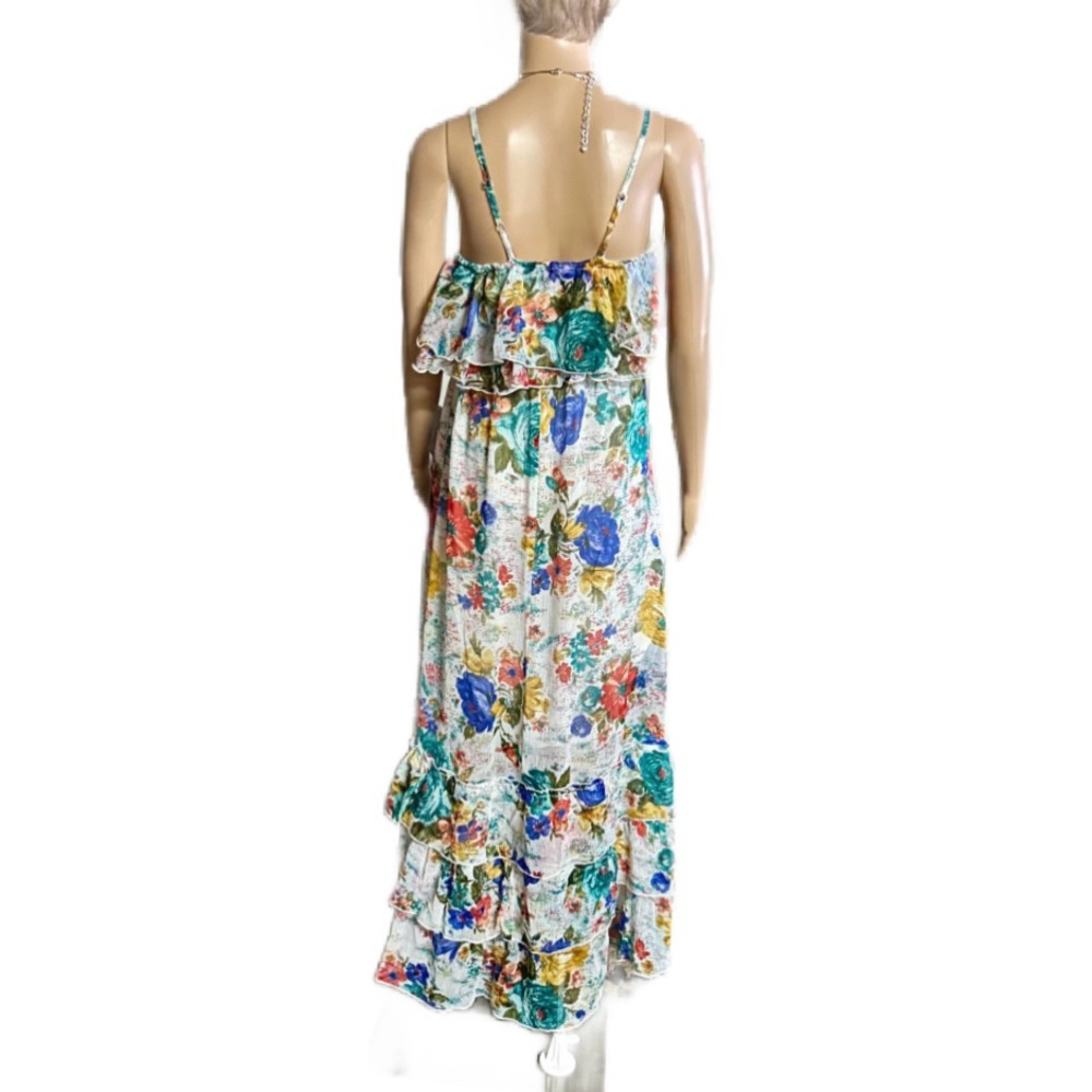 Milly ~ Women’s Medium ~ Multi-Colors ~ Floral ~ Maxi ~ Asymmetrical ~ Dress - Picture 5 of 16